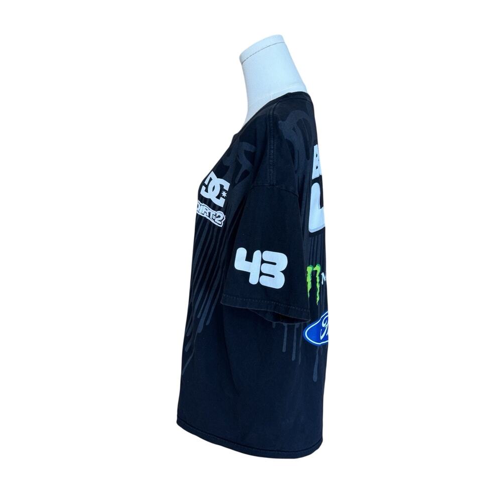 Ken Block 43 Monster Energy Ford Racing T Shirt XL Black Gymkhana Streetwear Y2K - Picture 4 of 7